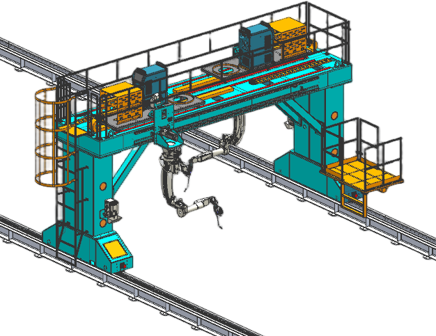 Gantry AI welding robot Workstation 1